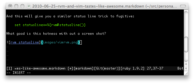 rvm statusline